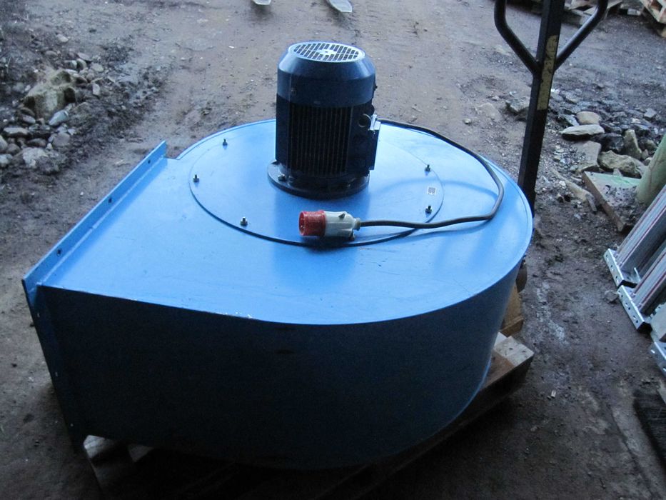 Wentylator odciąg pyłu trocin turbina