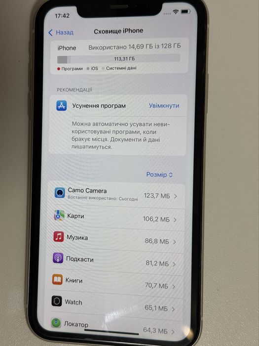 Продам iPhone 11 white 128gb