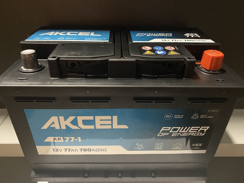 Akumulator AKCEL 12V 77Ah 780A (3 LATA GWARANCJI) Jak 72Ah 74Ah