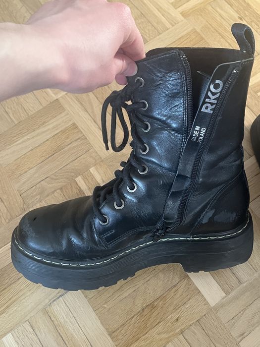 ODDAM skórzane buty Ryłko