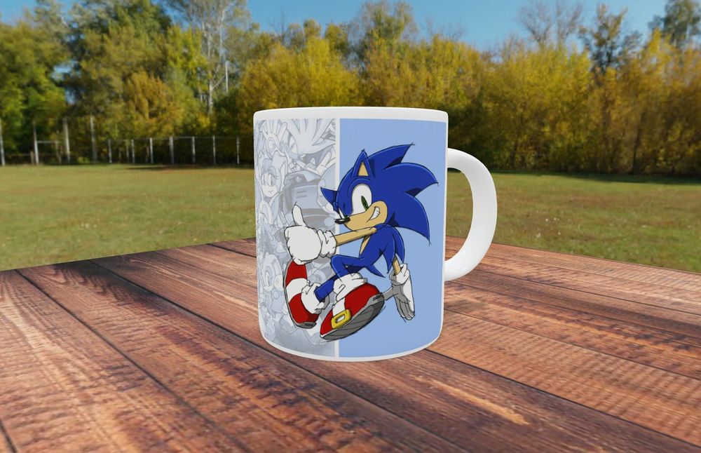 Custom Sonic Mug427693501873530882