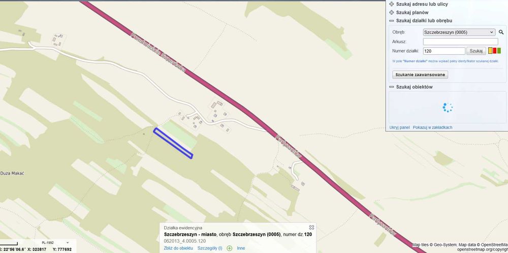 Dzialki rolne w Szczebrzeszynie.