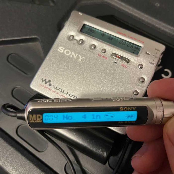 Conjunto Minidisc (MD) Sony, JVC, Panasonic, discos