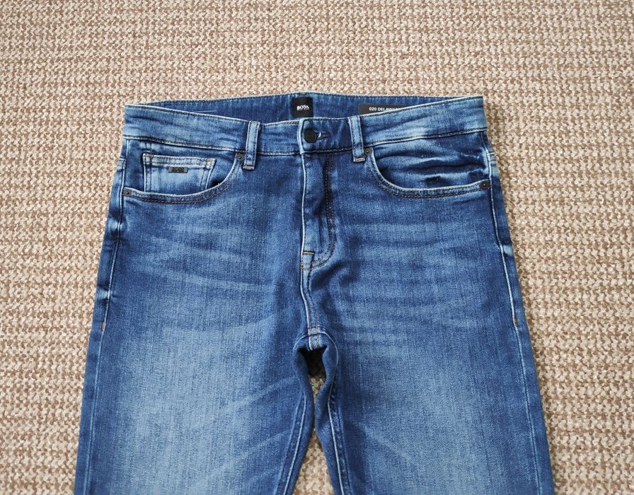 Hugo Boss Delaware джинси slim fit knit denim оригінал W32 L32