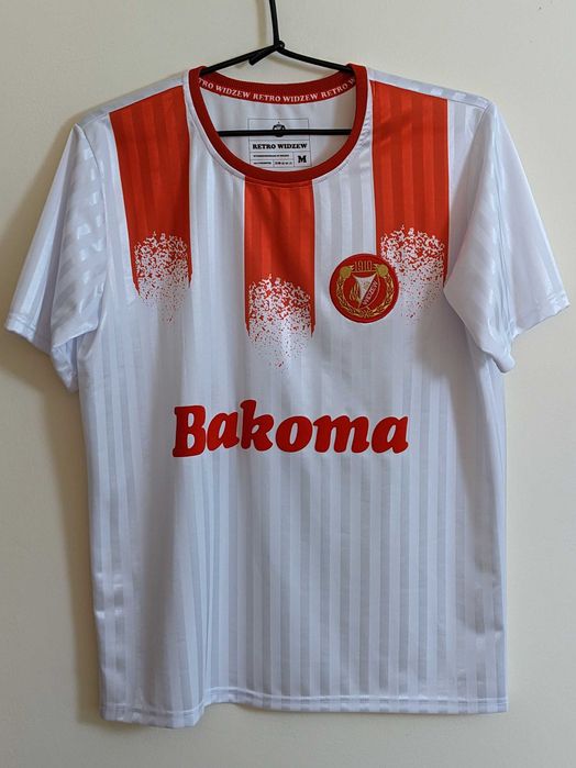 Koszulka retro Widzew Łódź bakoma ekstraklasa