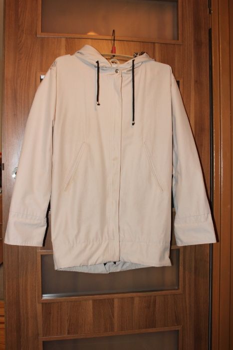 Rozm 46 elegancka przejściowa wiosenna kurtka damska jak nowa kaptur