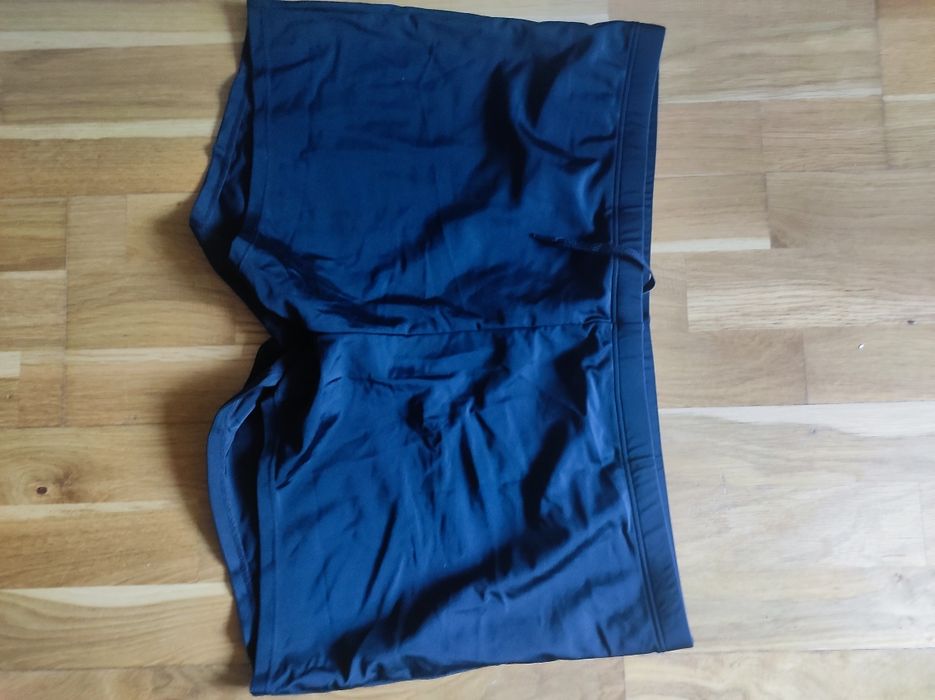 Ulla Popken czarne  kąpielówki męskie 5XL.  A8