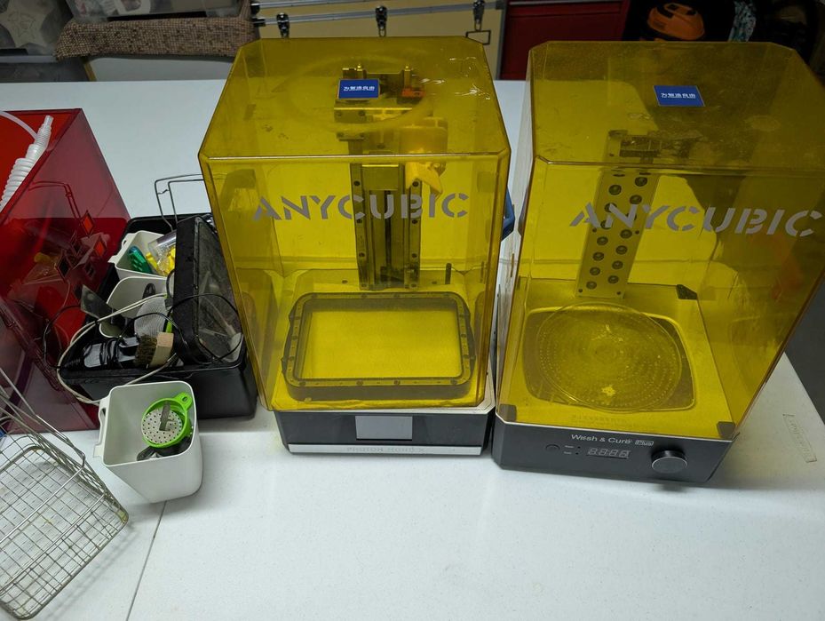 Lote impressão 3D: Bambu Lab X1 Carbon + AMS, Photon Mono X e mais