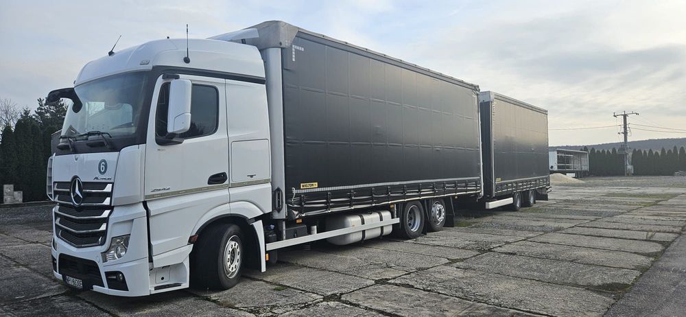 Mercedes-Benz Actros tandem / zestaw /  Euro 6 / Polski Salon / tandem 120m3