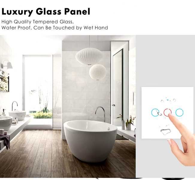 Włącznik do światła - dotykowy - WiFi - aplikacja TUYA - pojedynczy