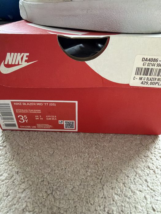 Buty sportowe Nike Blazer MID’77  r35,5