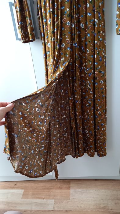Sukienka Stone Skirts S Zuri brązowa 100% wiskoza