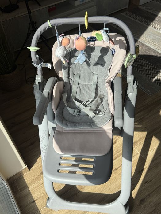 Стілець для годування Chicco Polly Magic Relax Pink, стільчик для годування рожевий