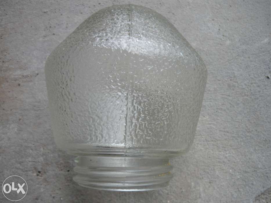 klosz szklany z gwintem