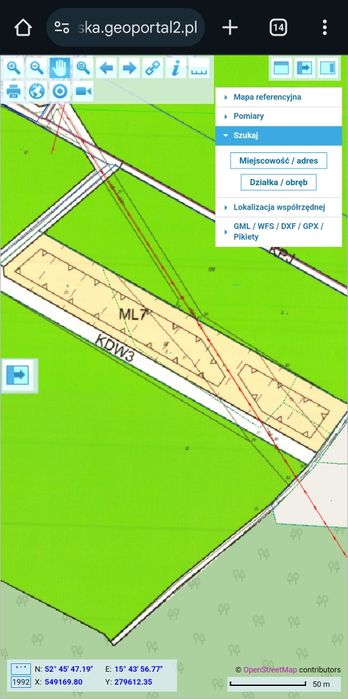 Działka letniskowa Goscim