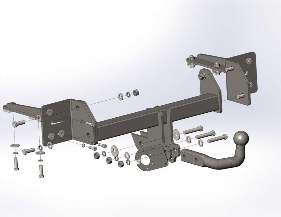 Фаркопи на легкові та вантажні авто. / Нові / Гарантія якості.