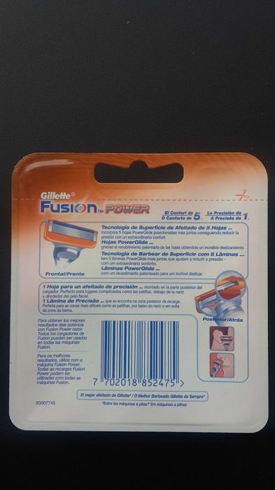 Carregador Fusion  Power 4 recargas
Gillette