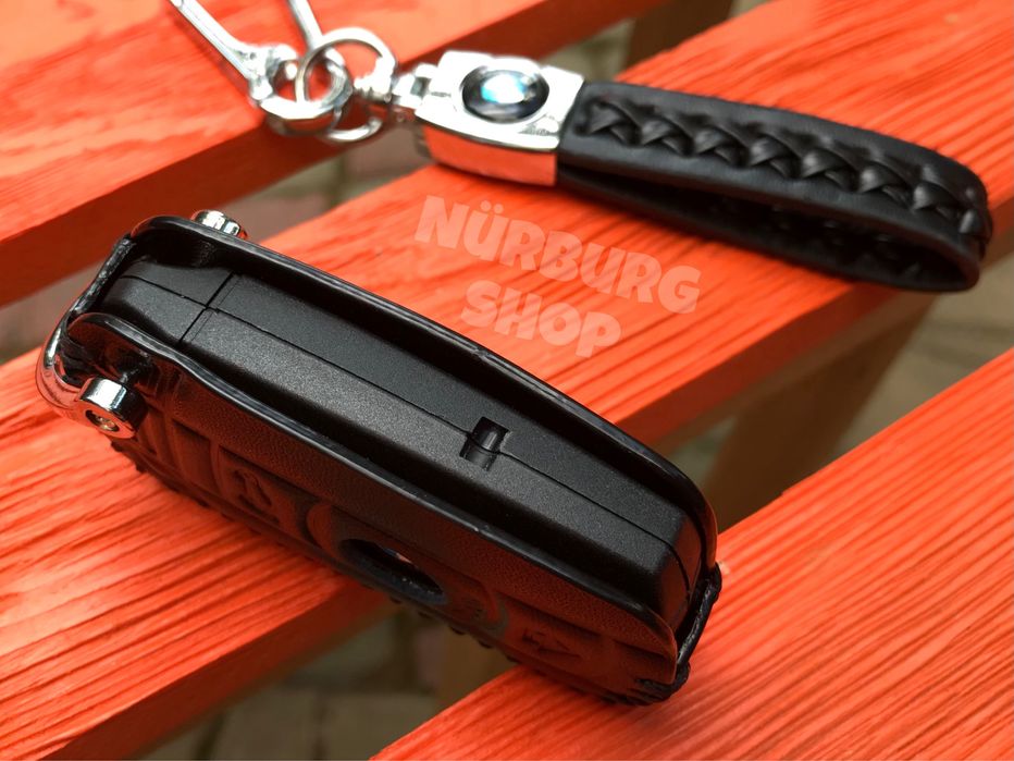 Чехол для ключа БМВ Е60 Е61 Е70 Е71 Е84 Е87 Е90 Е91 Е92 + брелок