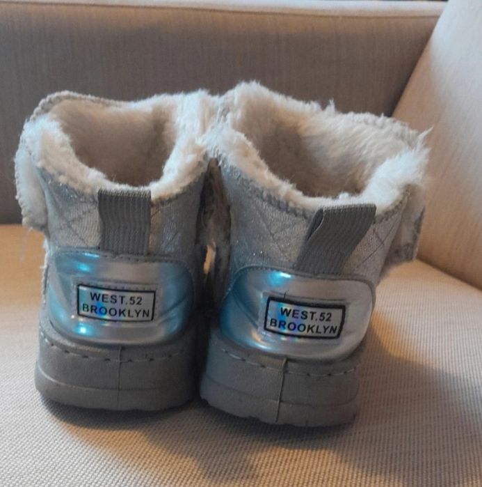 Ocieplane botki dziewczęce