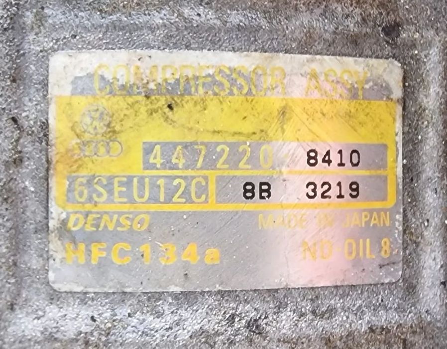 sprężarka kompresor klimatyzacji 8e0260805g audi a4 b6 1.8 t