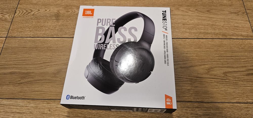 Słuchawki bezprzewodowy JBL Tune 510BT czarne