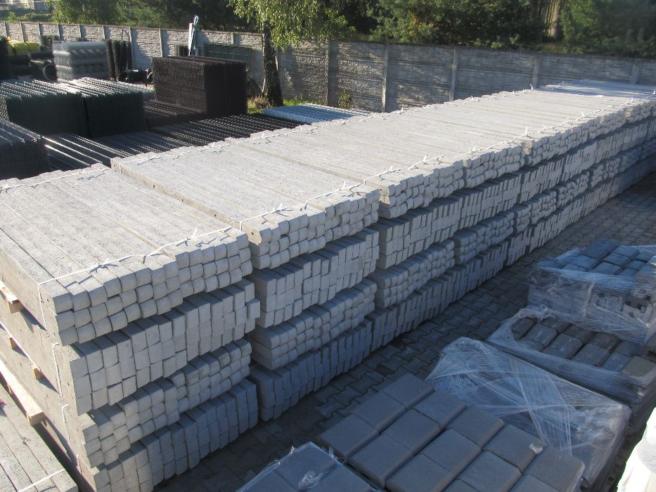 Słupki Betonowe dł. w cm 180,200,220,240,260,300 WALDI +rozładunek HDS
