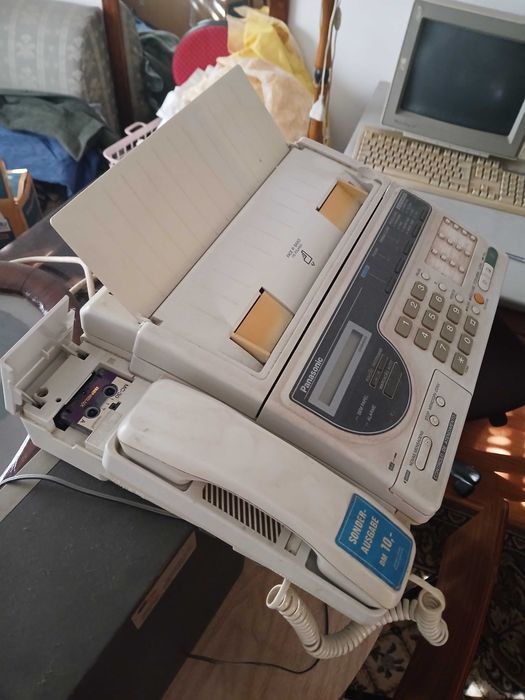 Máquina de fax Panasonic com telefone