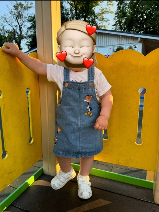 Сарафан джинсовий 86 lc waikiki minnie mouse