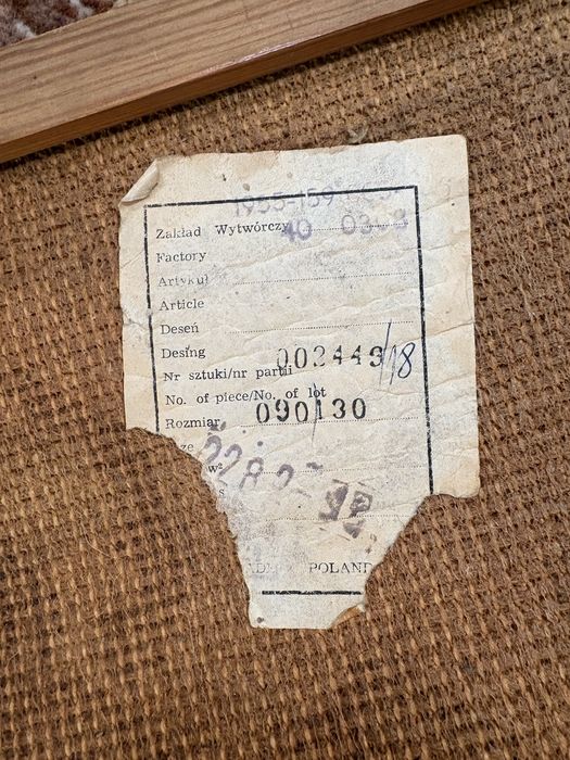 Kilim Dzewczynka z gołąbkiem