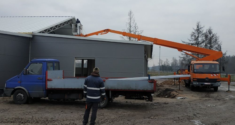 Podnośnik koszowy zwyżka 31m 27m 24m 22m 20m usługi wycinka drzew