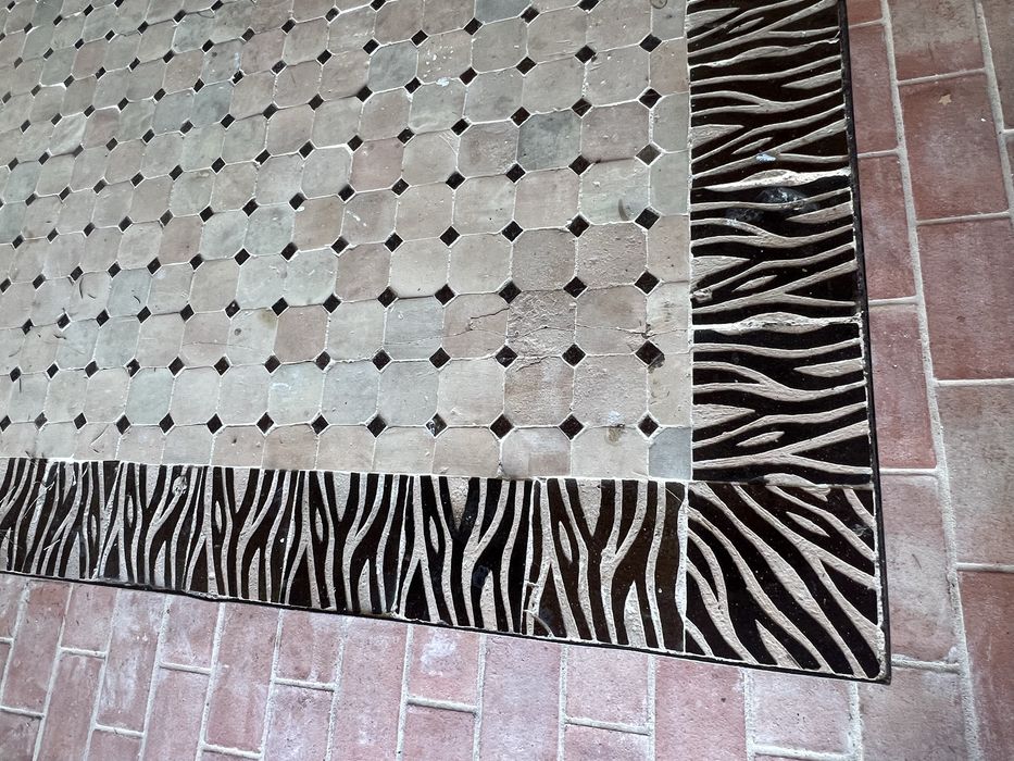 Mesa de jantar de jardim