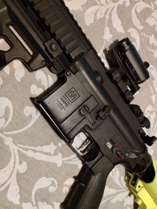 Vendo relica de airsoft HK416 full metal
