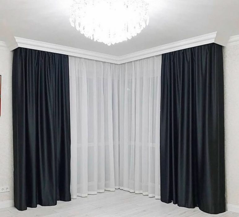 Штори мікровелюр, бархат, блекаут, шторы мрамор, тюль гардины льон