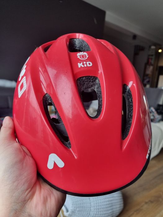 Kask rowerowy czerwony