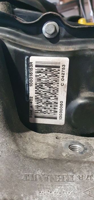 Двигун  мотор R9M 1.6 (блок перевірений)  однотурбовий та двотурбовий