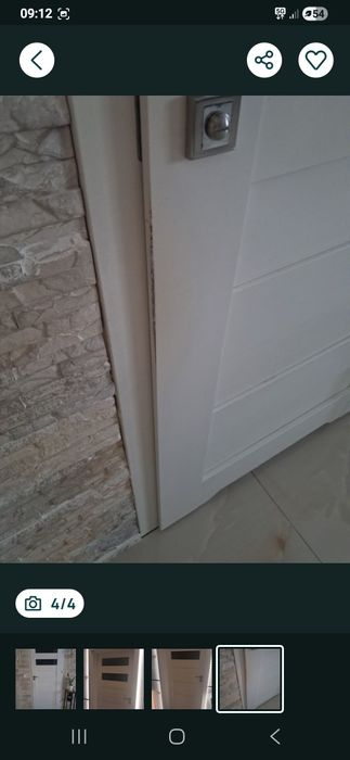 Drzwi 3szt wewnętrzne 2szt  przsuwne  L i P - 94,5cm/203cm