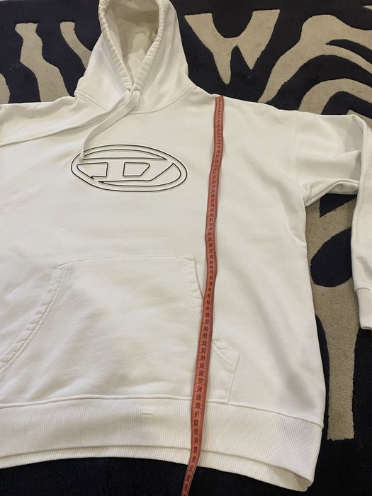 Худи Diesel, белого цвета.