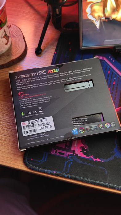 RAM G.Skill Trident Z RGB Ddr4 8x2 16Gb 3200MHZ CL16