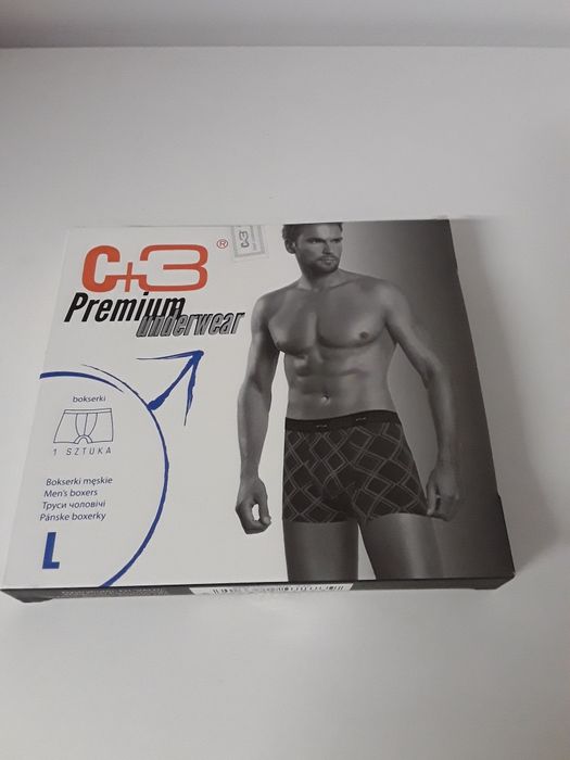 Bokserki męskie bawełniane  L