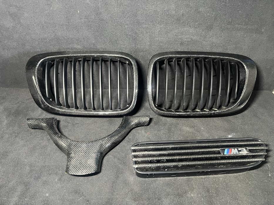 Nerki bmw e46 m3 carbon dekor kierownicy