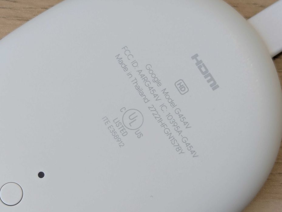 ТВ приставка Медиа проигрыватель Chromecast Google TV (HD) G454V