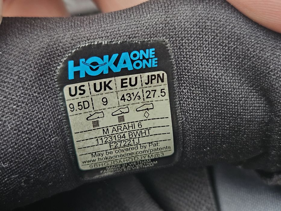 Hoka Arahi 6 buty do biegania 43 1/3 27,5