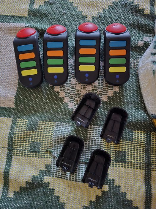 4 comandos buzz sem fios para playstation 2 ps2 / playstation 3 ps3