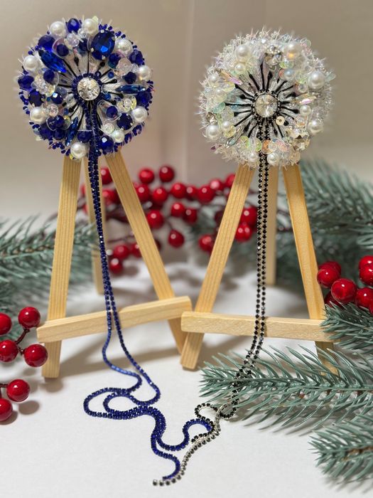 Брошка «кульбаба»