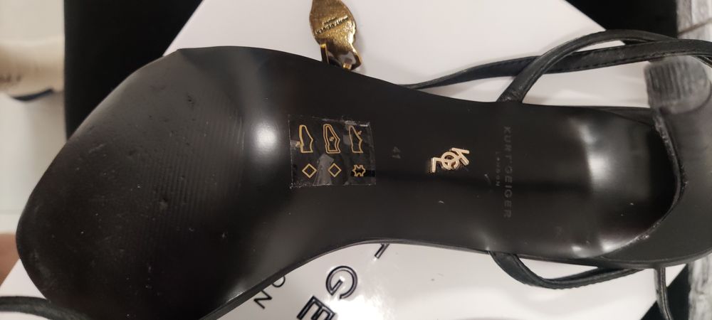 Szpilki sandały odkryte KURT GEIGER 41
