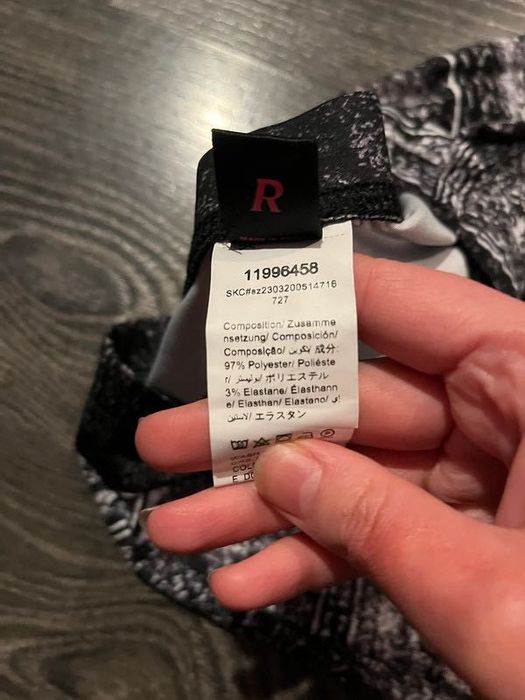 Romwe spódniczka maxi imitacja jeansu