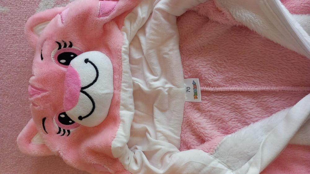 Fato de carnaval de gato para bebé