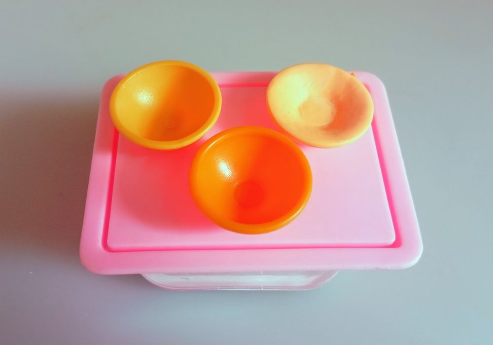 Barbie acessórios para refeição.