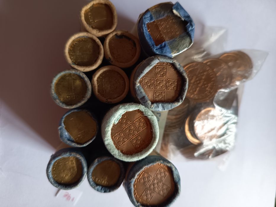 Rolos 2€ conmemorativas e escudos 1978 a 1982