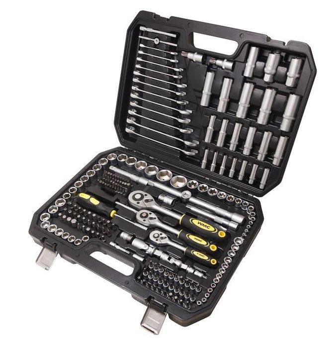 Набір інструментів 216 предметів 1/4", 3/8", 1/2" MCW TOOL 38841